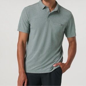 Vuori Men's Blue Ace Polo